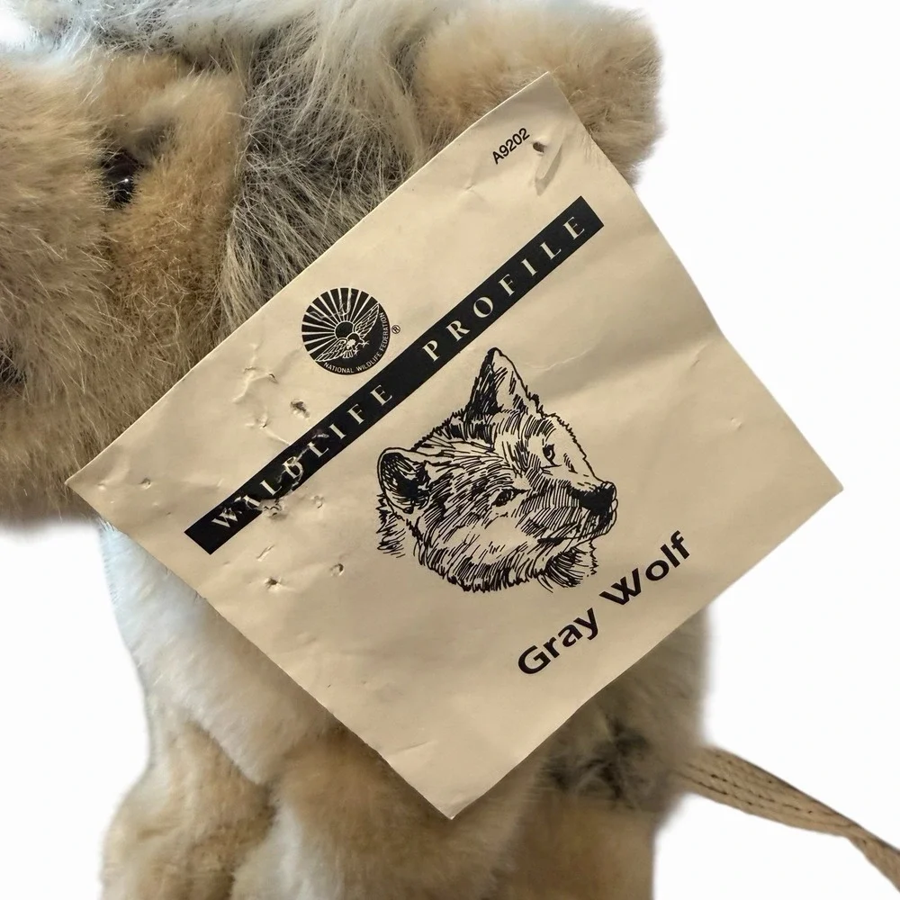 Gray Wolf Dog Plush‎ 12